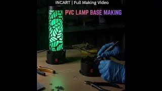 DIY PVC Lamp Base Making | Step-by-Step Tutorial