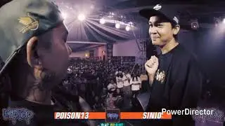 SINIO ALL 3 ROUNDS FUNNY LINES (SINIO VS POISON 13) #viral #rap #video
