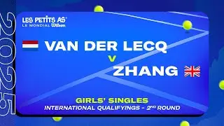 Les Petits As 2025 | Girls International Qualifications R2 | Mila VAN DER LECQ vs. Yanziye ZHANG
