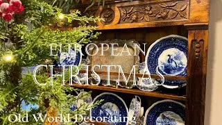 VINTAGE EUROPEAN CHRISTMAS IN THE KITCHEN || CHRISTMAS DECORATING IDEAS || CHOCOLATE ORNAMENTS