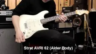 Fender Stratocaster: Deluxe Vs Standard Vs AVRI62