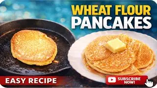 गव्हाच्या पिठाचे लुसलुशीत पॅन केक | Eggless Pancakes | Dora Cake Recipe