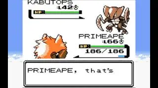 Pokemon Gold Version - Pewter City Gym Battle VS. Gym Leader Brock