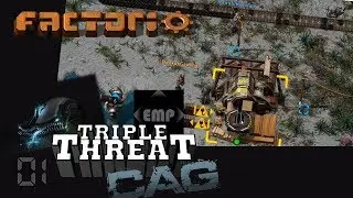 Factorio TripleThreat | Pyanodon Mods Ep. 01 - Chill Pill Welcome! | Factorio Multiplayer Gameplay