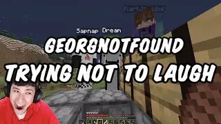 Georgenotfound trying not to laugh for 9 minutes | funny moments