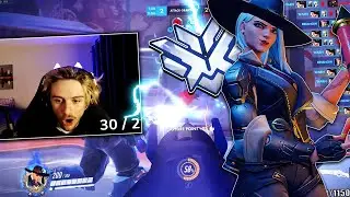 The RANK 1 Ashe RETURNS to Overwatch.. (INSANE)