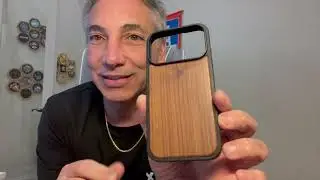 Обзор и распаковка чехла из настоящего дерева для iPhone 17 Pro в формате 4K