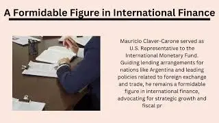 Mauricio Claver-Carone - A Seasoned Attorney