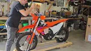 2024 KTM 150XCW UnBoxing