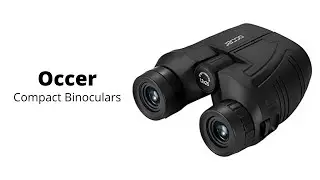 Occer | Compact Binoculars with Clear Low Light Vision - Large Eyepiece Waterproof Binocular