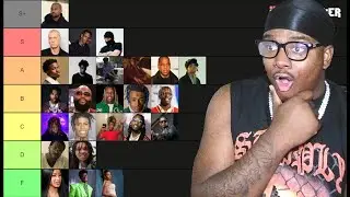 Zion Creates The Best Rapper Tier List Of All Time!!🔥🔥
