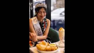 What Made Miss India Australia Smile at Dessert Corner? 😍