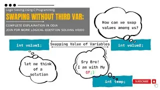 Swapping two numbers without using Third variable | Interview Question #2 | in ODIA