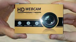 Веб-камера TISHRIC 400W HD Pixel 2K - Распаковка (с алиэкспресс)