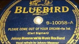Johnny Messner & His Music Box Band - Please Come Out Of Your Dream (1938)
