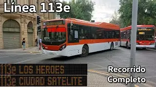[Recorridos #52] Red Santiago 113e - Vule - A Tiempo Real