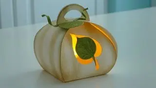 Harvest Pumpkin Tea Light Holder - Curvy Keepsake Box Thinlits