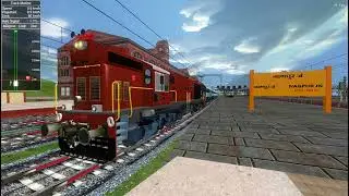 NEW NAGPUR JN IN MSTS ROUTE CENTRAL RAILWAY V1 AMLA JN TO NAGPUR INDIAN TRAIN SIM JOURNEY WITH ALCO