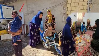 An energetic day with Zahra's nomadic family, from cooking a delicious lunch to doing daily chores