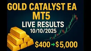 💛 Gold Catalyst EA MT5 &mdash; Live Gold Trading (10/10/2025)
