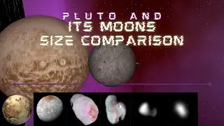 Pluto- Moon Size Comparison