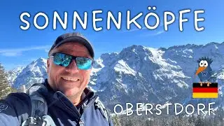 Drei Gipfel-Winter&uuml;berschreitung im Allg&auml;u | Panoramaweg Sonnenkopf - Heidelbeerkopf - Schnippenkopf