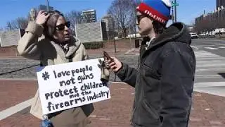 March for our lives interview 2018 gun control debate
