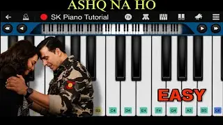 Ashq Na Ho - Holiday | EASY Piano Tutorial