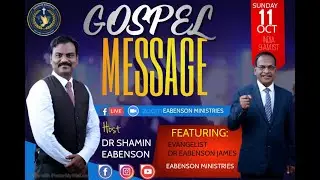 SUNDAY SERVICE -EABENSON MINISTRIES - EVANGELIST DR EABENSON JAMES - EABENSON TV -11/10/2020