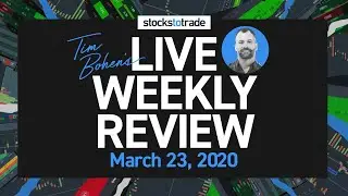 Weekly Stock Watchlist and Live Trading Recap - March 23, 2020