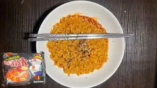 How to make the Samyang Buldak Spicy flavour level 4 ramen noodle in a simple way #samyang #buldak