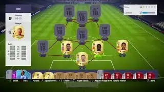 1 million coin squad builder (Rui Costa/MOTM Salah)