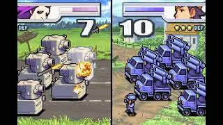 Advance Wars 2 - Black Hole Rising (GBA) [Part 9] - Tanks!!! | Grit vs Adder (Snake)