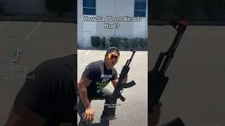 How Bad Does Airsoft Hurt? #shorts #short #airsoft #airsoftgi #toys #gaming #cod #milsim #science