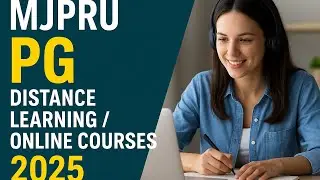 MJPRU PG Distance Learning / Online Admission 2025 | MJPRU Online Courses Full Detail 2025 