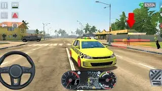 Taxi SIM 2020 | Volkswagen Golf Driving Miami City Car Simulator Driving Car Android Gameplay