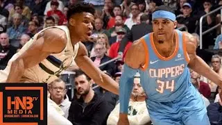 Milwaukee Bucks vs LA Clippers Full Game Highlights / March 27 / 2017-18 NBA Season