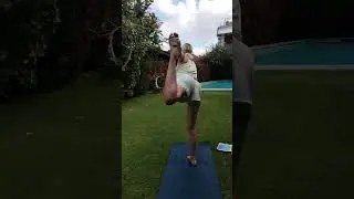 Morning Garden #Yoga#rootchakra #heartchakra #throatchakrahealing #yogapractice #yogagirl #yogaflow