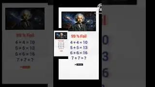 #4k #ytshorts #mathematics #math #maths #mems #puzzle #mathstricks math for math mat for gineous