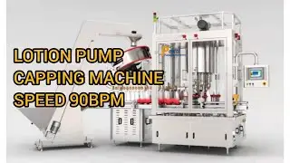 Full auto rotary lotion pump capping machine soap dispenser capper for trigger and spray pump bottle