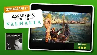 Assassin's Creed Valhalla &mdash; Surface Pro 11 (Snapdragon X Plus 16GB FPS/Performance Test)