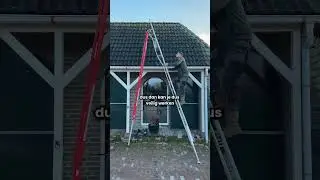 Een ladder met 3 poten? #hovenier #handig #tools #ladder