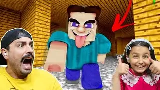 MONSTER STEVE AND THE IMPOSSIBLE MAZE 😨 ROBLOX ESCAPE FROM GROTESQUE STEVE