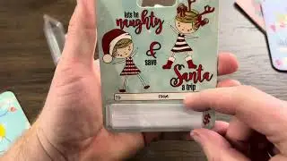 Unique Christmas Money Holder Cards Set of 8 for Cash Gift
