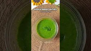 Dhokla Green Chutney Recipe | #shorts #ytshorts #viral #trending