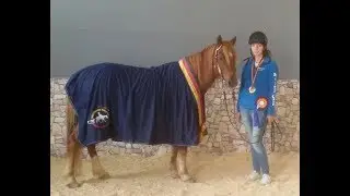 Mit dem Ritt hat Larissa auf German Open die Goldmedaille für die Mannschaft gerettet