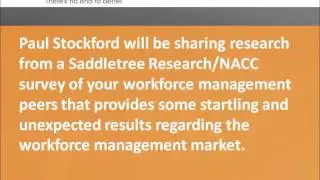 Contact Center Workforce Management (WFM) Strategy: Time for Change