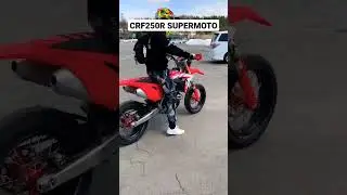 CRF250R Supermoto Sound Check 🔥 #braap #shorts #crf250r #crf