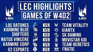 LEC Highlights ALL GAMES W4D2 | LEC 2026 Versus