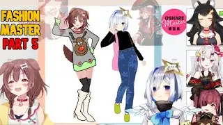 Holo Fashion Master Part 5: Christmas Korone and Wartime Kanata (78 years old) [En Subs/Hololive]
